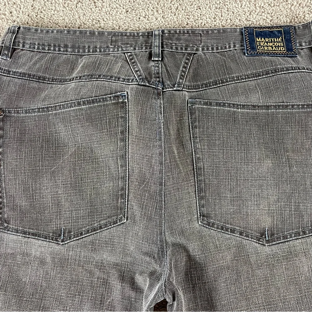 Marithe Francois Girbaud Denim Shorts 40 Cut Off Vintage Y2K Grunge Baggy F195 - Picture 2 of 13